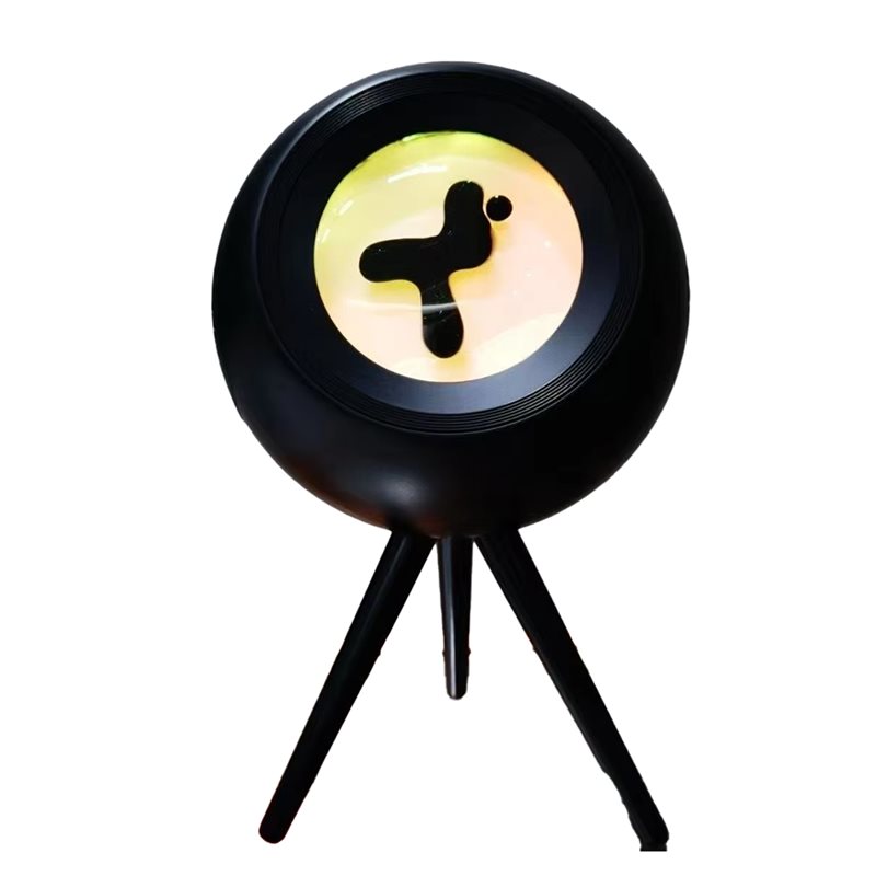 Audio Music Visualizer Free - ลำโพงบลูทูธ B04C 30W ไฟแสดงจังหวะดนตรีเฟอร์โรฟลูอิด โคมไฟแสดงภาพแม่เหล็ก รุ่นสีดำ