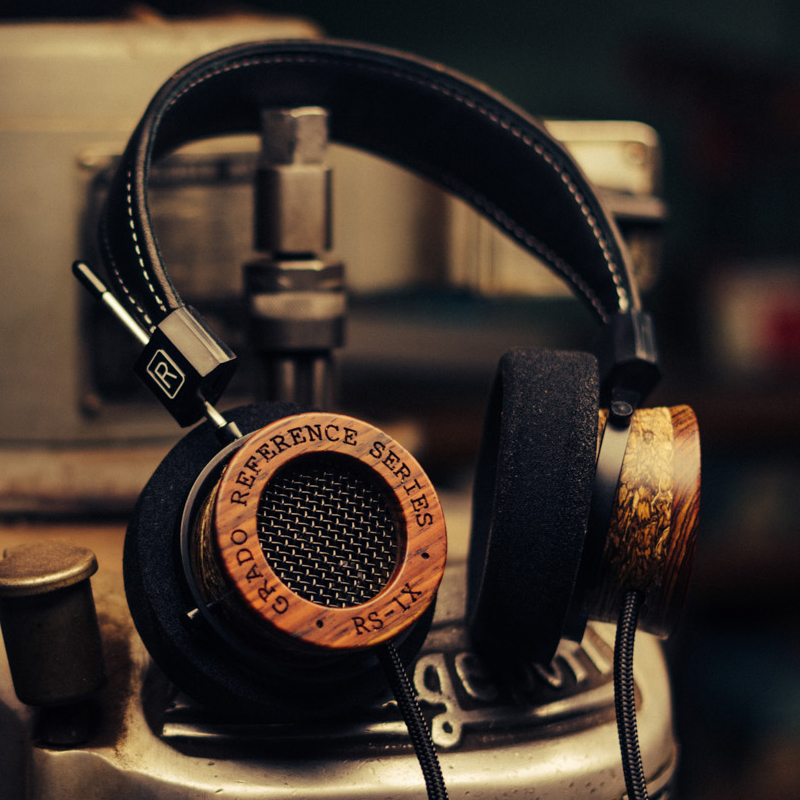 Audio Music Visualizer Free - GRADO/โกเอท RS1X ชุดหูฟังไฮไฟเพลงความเที่ยงตรงสูงแบบพกพาโดยตรงกดชามไม้หนึ่งภาพและเสียง