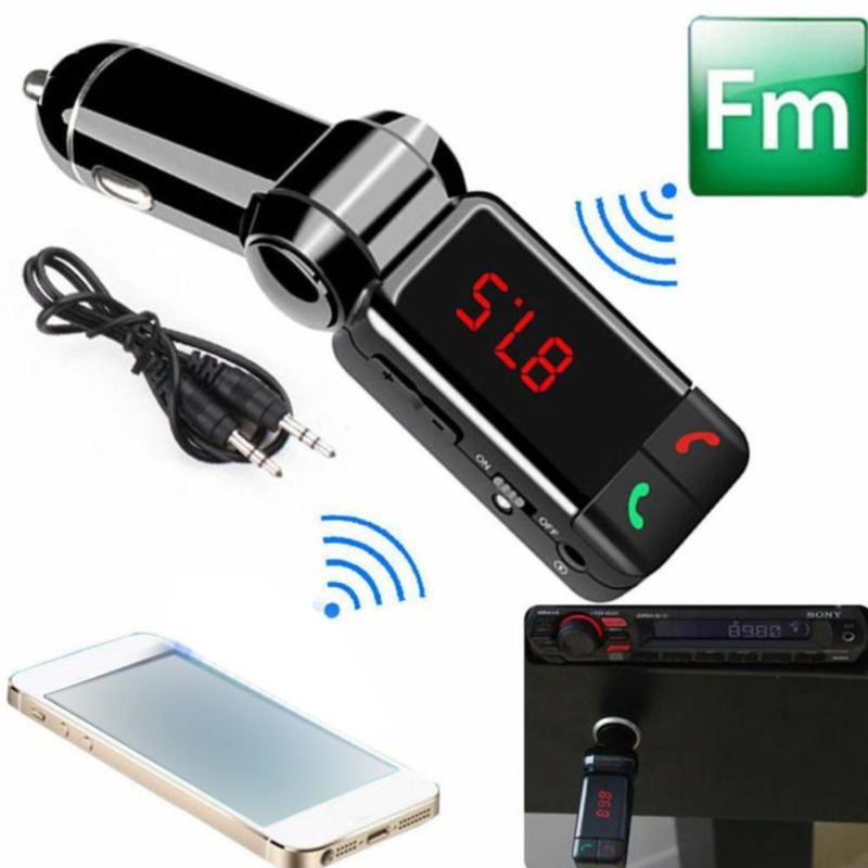 Audio Music App - BC06 รถบลูทูธเครื่องส่งสัญญาณ Fm รถชุดแฮนด์ฟรี Mp3 Player