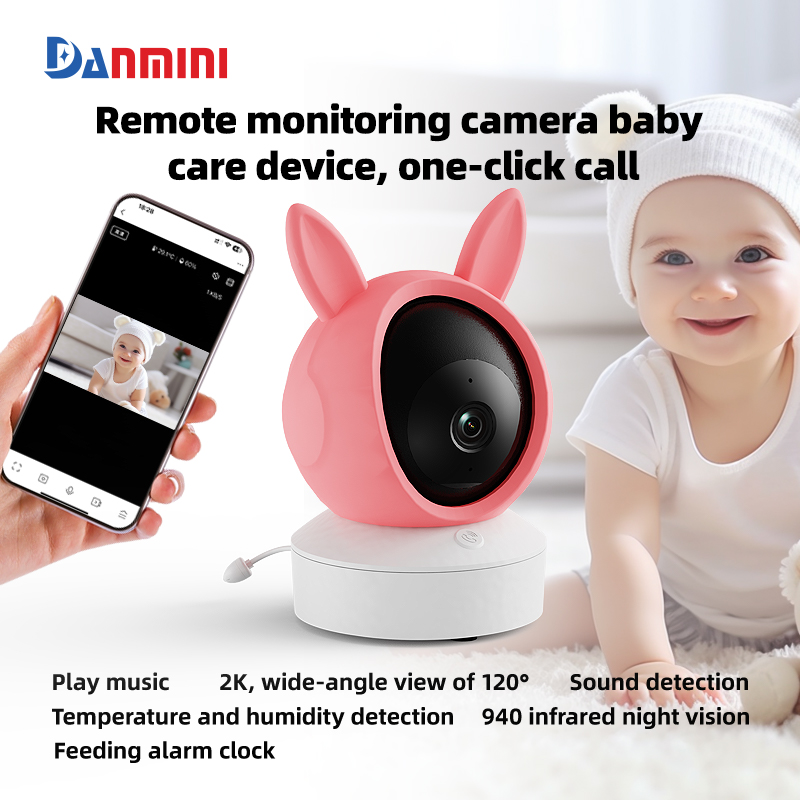 Audio Music App - กล้องดูเด็กดิจิตอล Danmini 1080P ควบคุมผ่านแอป Tuya รองรับการสื่อสารสองทาง