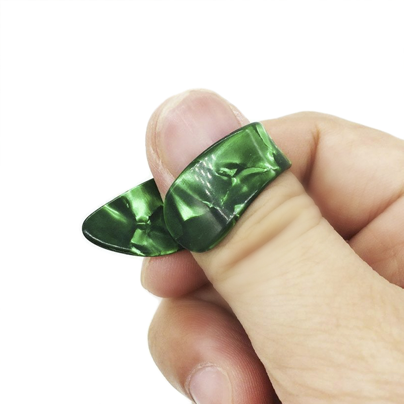Electric Guitar Pick Pack - ปิ๊กกีตาร์นิ้วโป้งแบบใหม่ 1 ชิ้น สำหรับกีตาร์โปร่งและกีตาร์ไฟฟ้า ทำจากเซลลูลอยด์