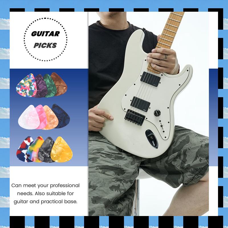 Electric Guitar Pick Pack - ABME 60 Pack บทคัดย่อ Art กีตาร์ที่มีสีสัน