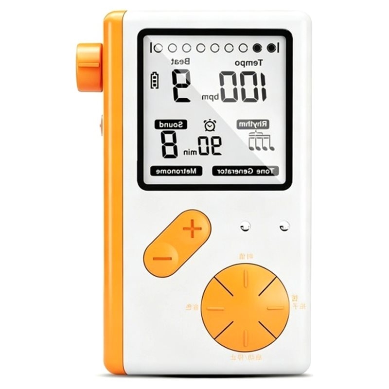 Metronome Digital - เครื่องตั้งจังหวะดิจิตอล AA90-JM-92 พร้อมหน้าจอ LED: เครื่องตั้งจังหวะอิเล็กทรอนิกส์สำหรับกีตาร์พร้อมฟังก์ชันนับถอยหลัง ปรับจังหวะได้