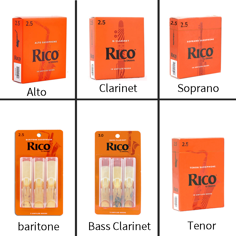 Trumpet Valve Oil - USA Original D'Addario RICO สีส้มกล่อง Reeds