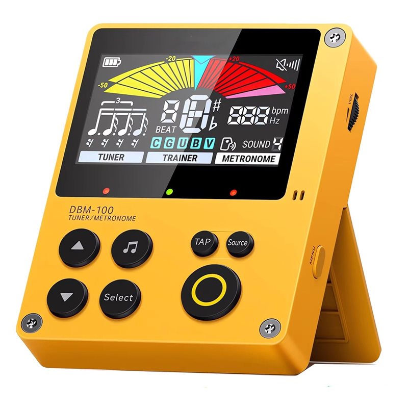 Metronome Digital - เครื่องเมโทรนอม DBM-100 แบบชาร์จไฟได้ 3in1 เครื่องเมโทรนอมดิจิตอลสำหรับเครื่องดนตรี เครื่องเมโทรนอมระดับมืออาชีพ-AT20