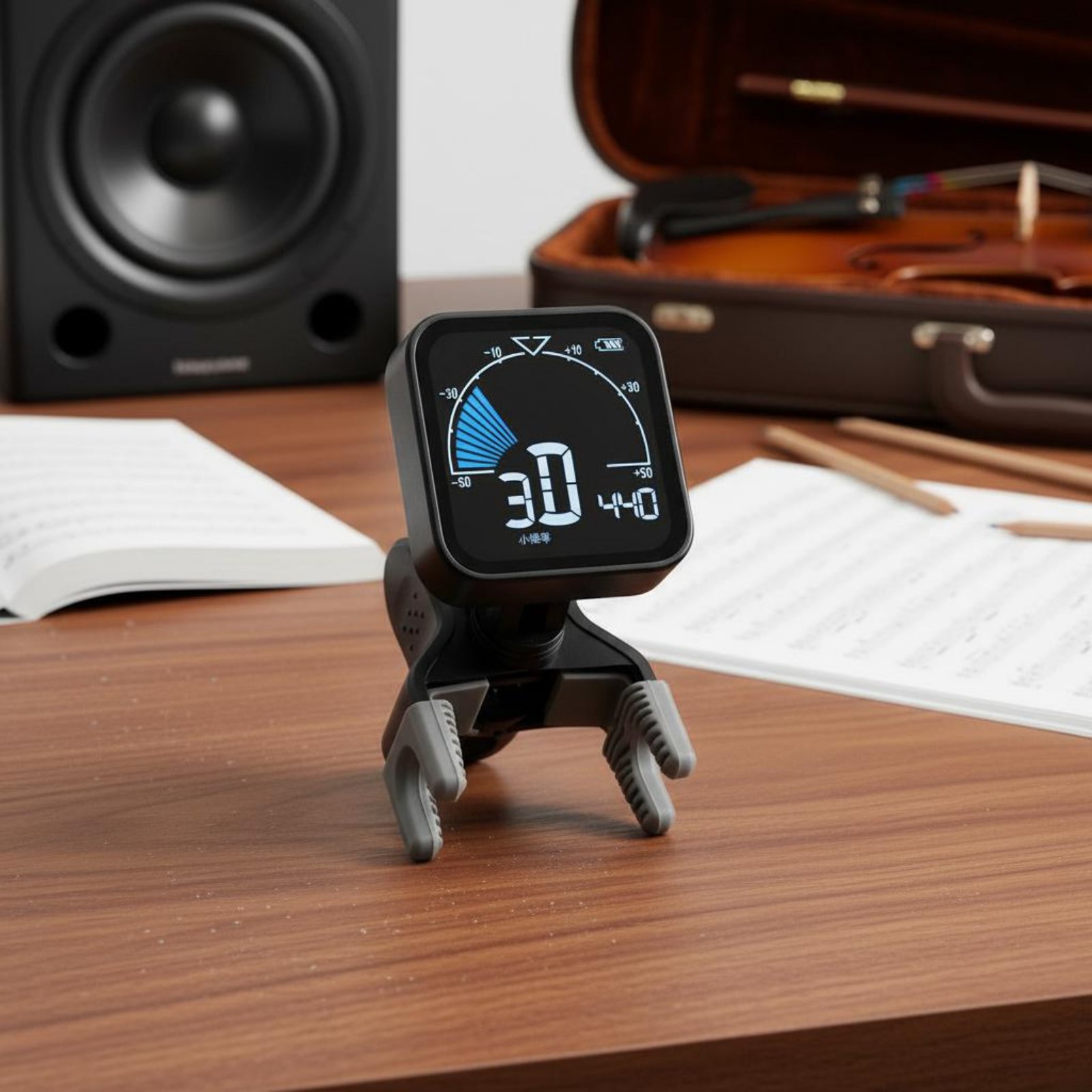 Metronome Digital - เครื่องตั้งสายและเมโทรนอม 2 in 1 สำหรับไวโอลิน อุปกรณ์ตั้งสายอิเล็กทรอนิกส์