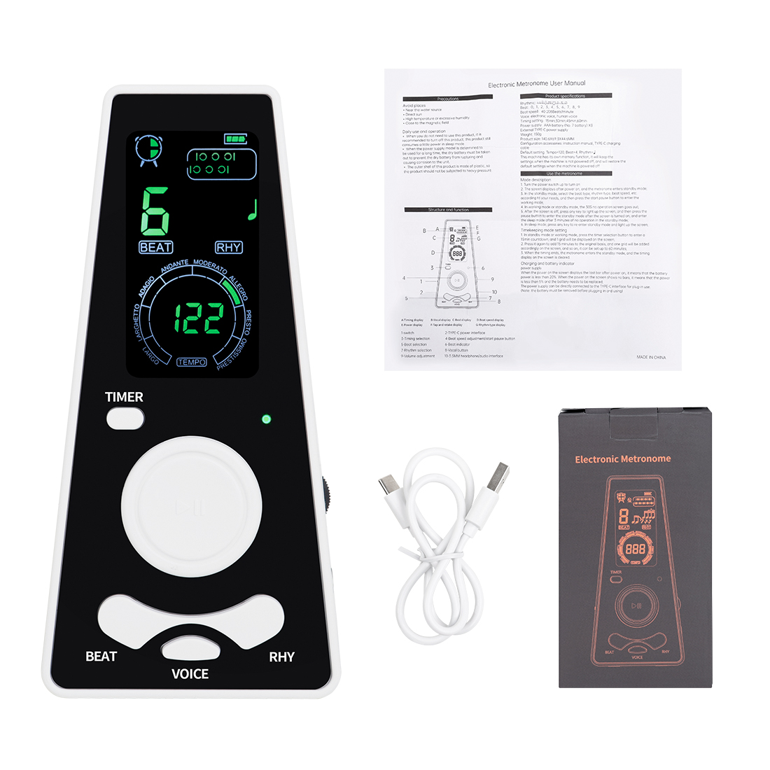 เครื่องเมตรอนอมดิจิตอลสําหรับน - Metronome Digital บทวิจารณ์และราคา