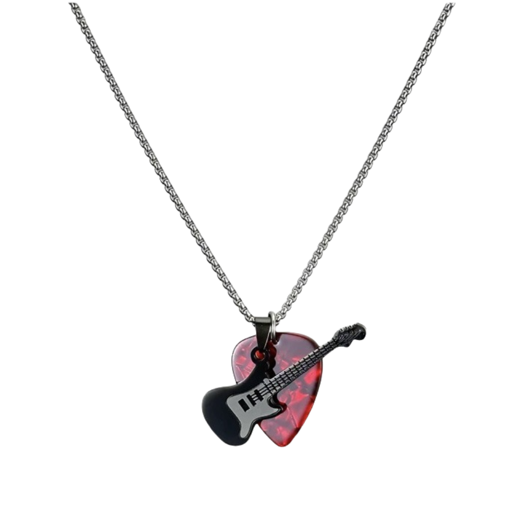 สร้อยคอจี้รูปกีตาร์ฮิปฮอป ไทเท - Electric Guitar Pick Pack บทวิจารณ์และราคา