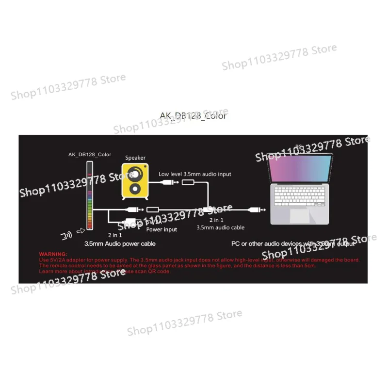 ไฟบรรยากาศในรถยนต์ RGB 128 บิต - Audio Music Visualizer Free บทวิจารณ์และราคา