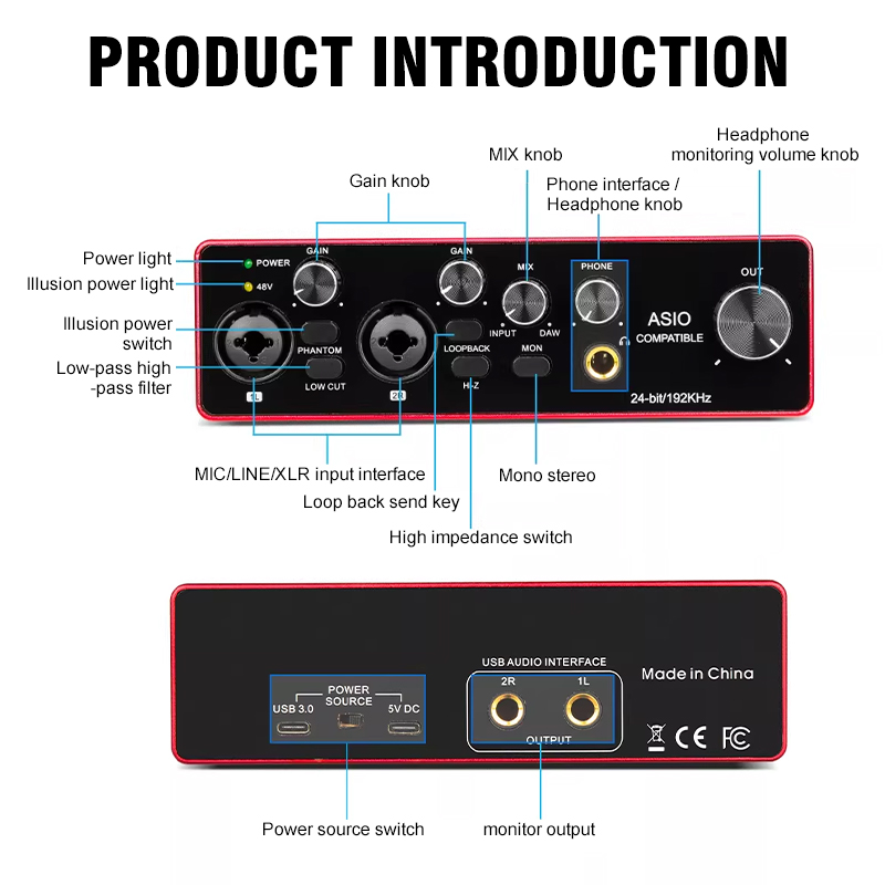 YAMNWEO MD22 อินเทอร์เฟซเสียง  - Audio Music Cut บทวิจารณ์และราคา