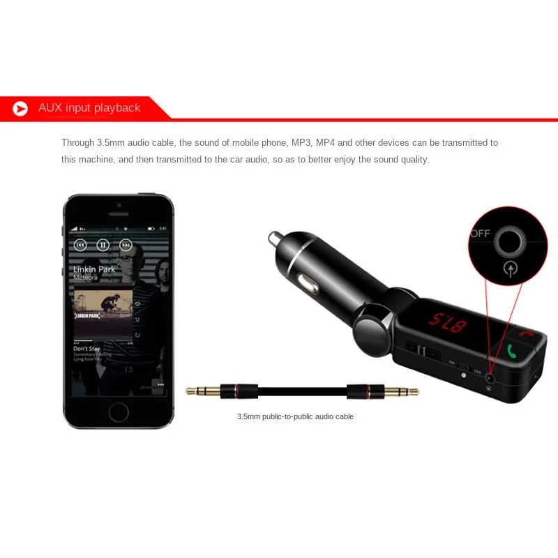 BC06 รถบลูทูธเครื่องส่งสัญญาณ  - Audio Music App บทวิจารณ์และราคา