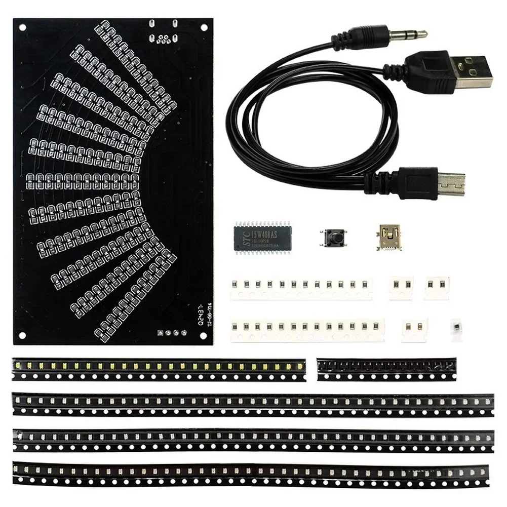 ชุดแสดงผลสเปกตรัมดนตรี LED แบบ - Audio Music Visualizer Free บทวิจารณ์และราคา