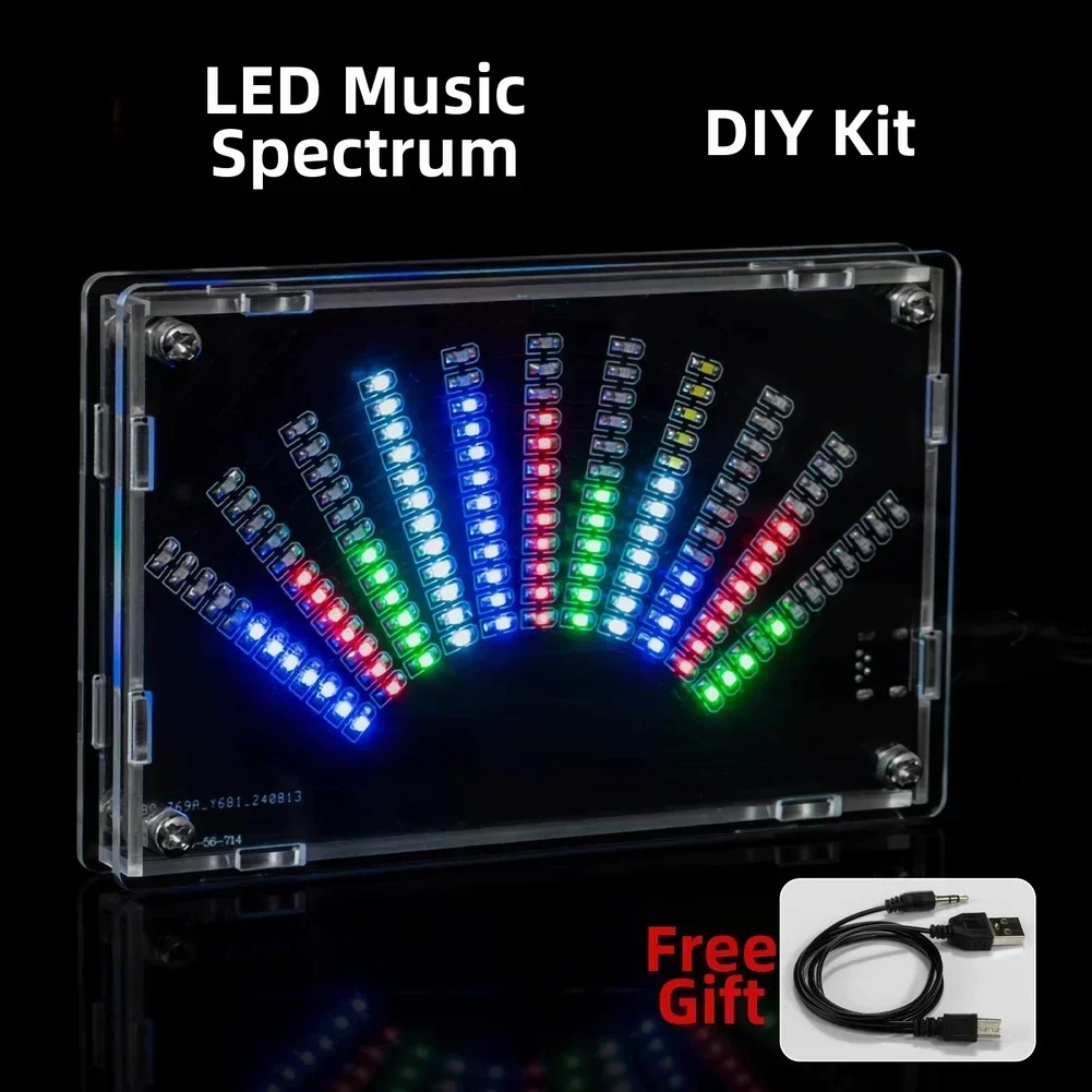 ชุดแสดงผลสเปกตรัมดนตรี LED แบบ - Audio Music Visualizer Free บทวิจารณ์และราคา