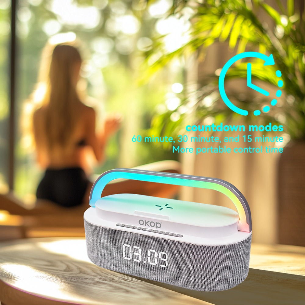 ลำโพงบลูทูธ OKOP, 6 in 1 มัลติ - Audio Music Visualizer Free บทวิจารณ์และราคา