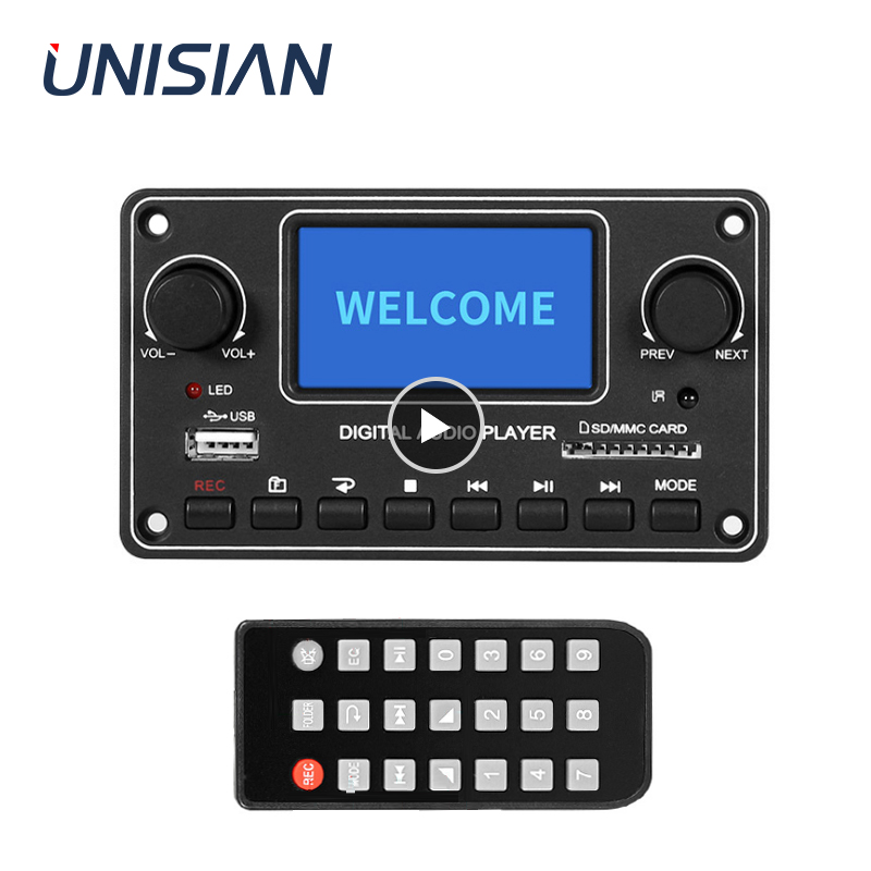 โมดูลเครื่องเล่น LCD UNISIAN M - Audio Music App บทวิจารณ์และราคา