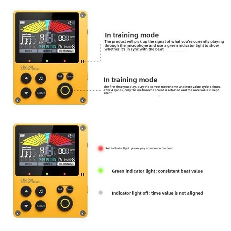 A06F-DBM-100 เมโทรนอมแบบชาร์จไ - Metronome Digital บทวิจารณ์และราคา