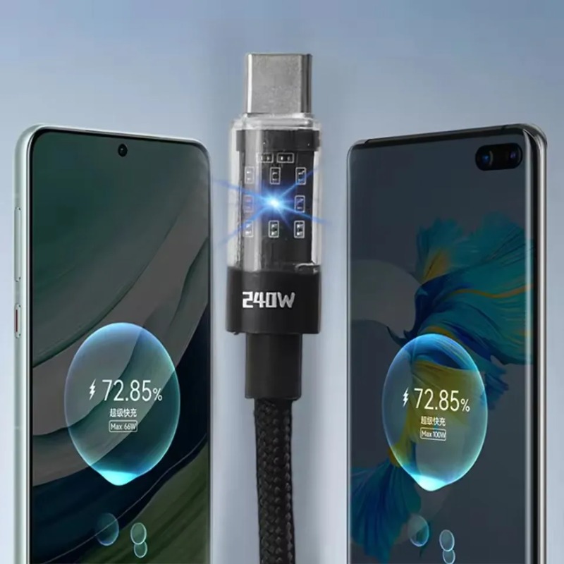 240W สายไนลอน USB ประเภท C สาย - Metronome Digital บทวิจารณ์และราคา