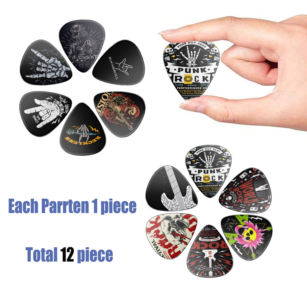 ปิ๊กกีตาร์ 12 ชิ้น ขนาด 0.46 ม - Electric Guitar Pick Pack บทวิจารณ์และราคา